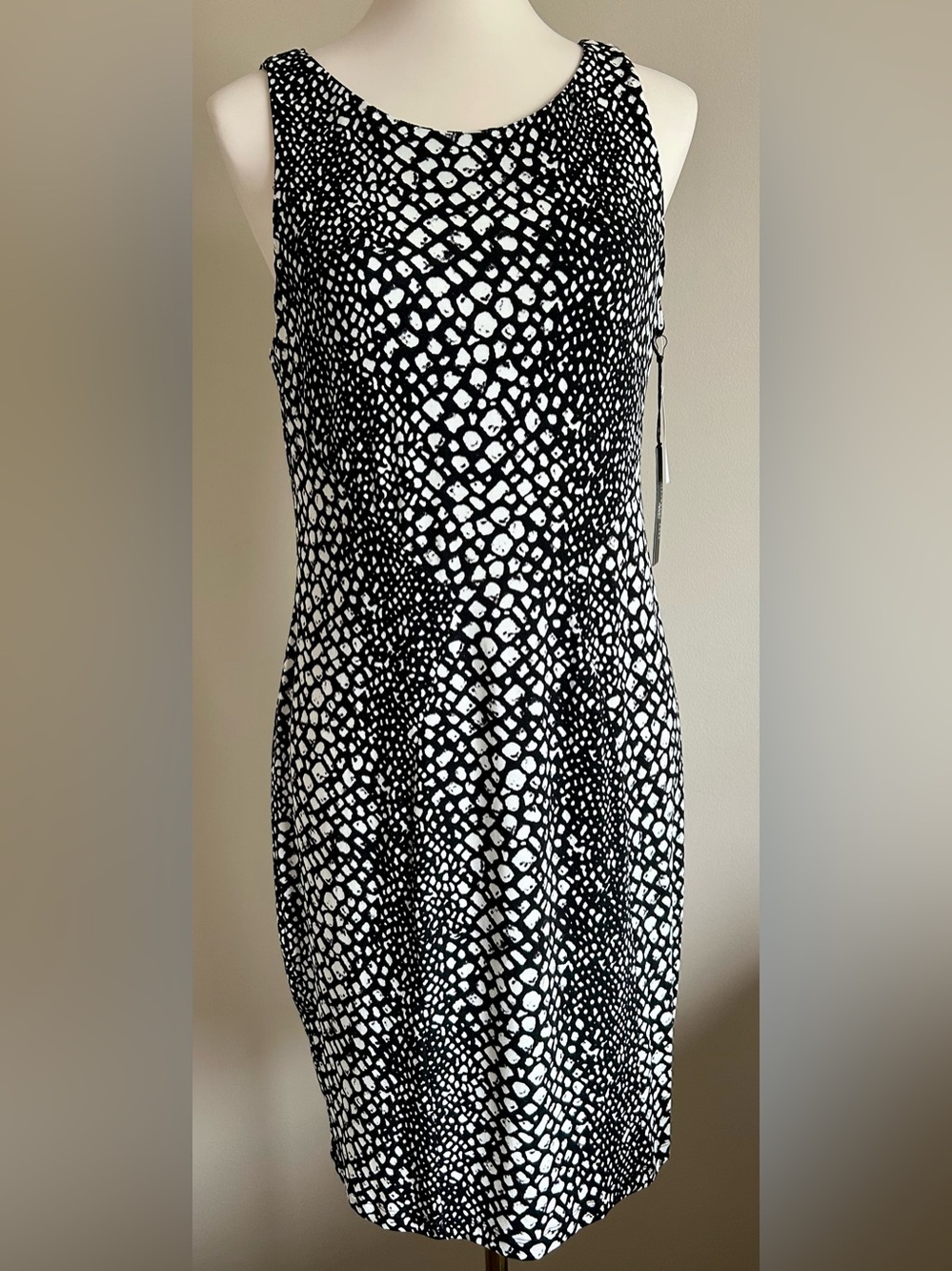 NWT - Modal Tart Collection Snakeskin Print Midi Dress - Picture 2 of 10